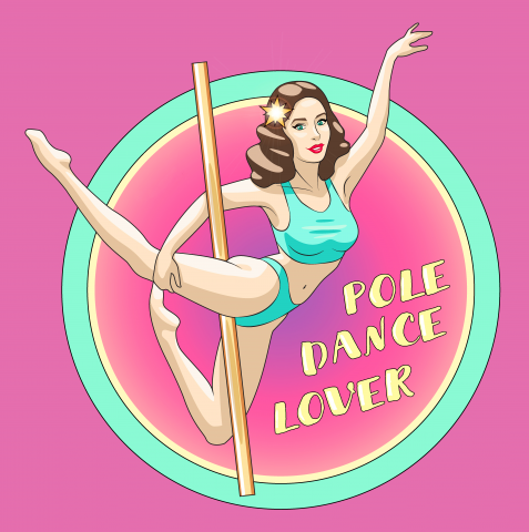 pole dance logo