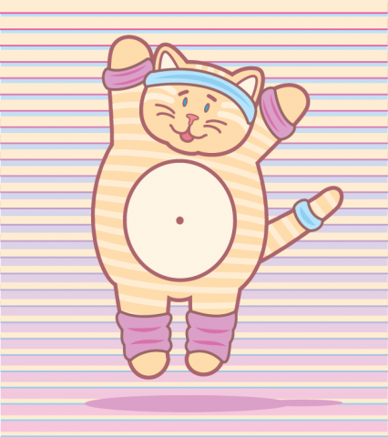 fitness cat