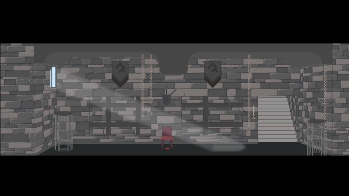 Локация для игры в стиле 2D, пиксельная графика