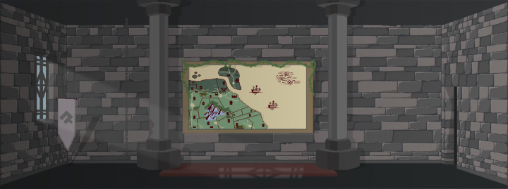 Локация для игры в стиле 2D, пиксельная графика