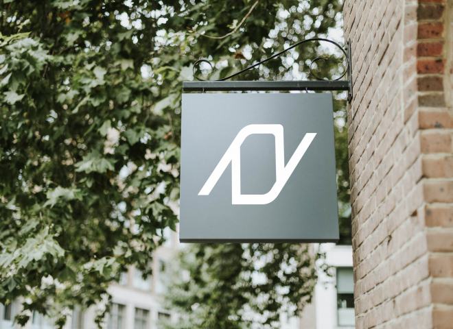 Вывеска 2 для студии "AVADA"