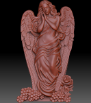 3d модель ангел для чпу (Angel for cnc)