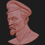Барельеф Дзержинский для медали. (Dzerzhinsky medal bas relief)