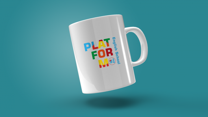 Логотип на подарочной кружке