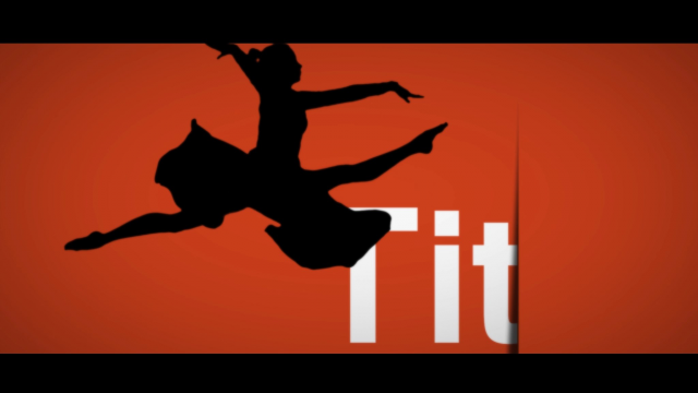 Готовый шаблон титров.