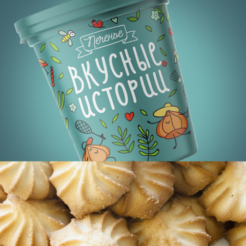 Упаковка детского печенья