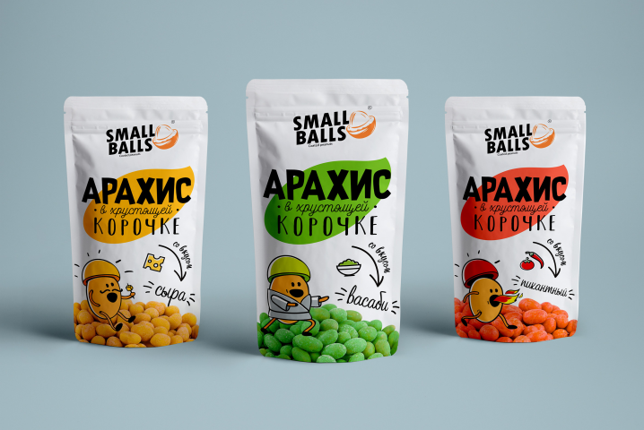 Упаковка для орешков в глазури