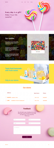 landing page