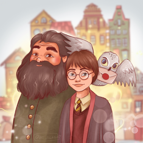 Иллюстрация Гарри Поттера