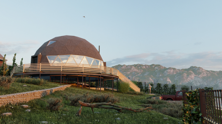 Каркасный жилой дом в респ. Крым.