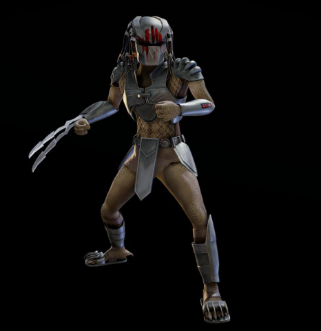 Моделирование персонажа "Хищник"