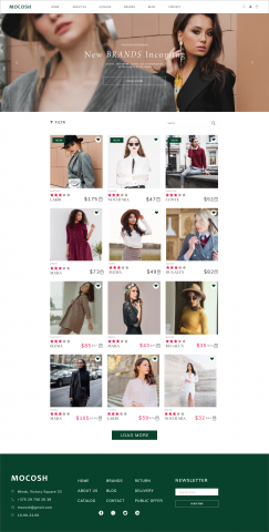 ONLINE STORE MOCOSH