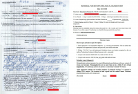 Направление на патологистологическое исследование RUS-ENG