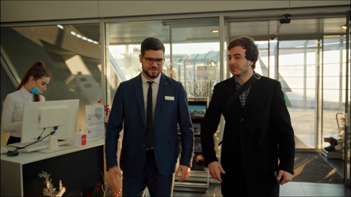 Выбор автомобиля в Ауди Центр Тюмень - видео со сценарием.