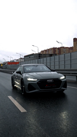 4 Audi RS в лесу Ауди Центр Тюмень - вертикальное видео