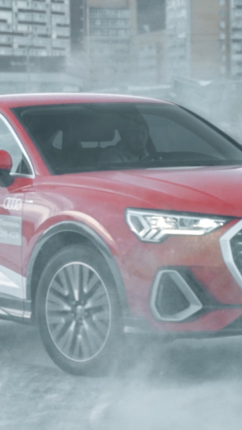 Audi Q3 Ауди Тюмень Дрифт - вертикальное видео