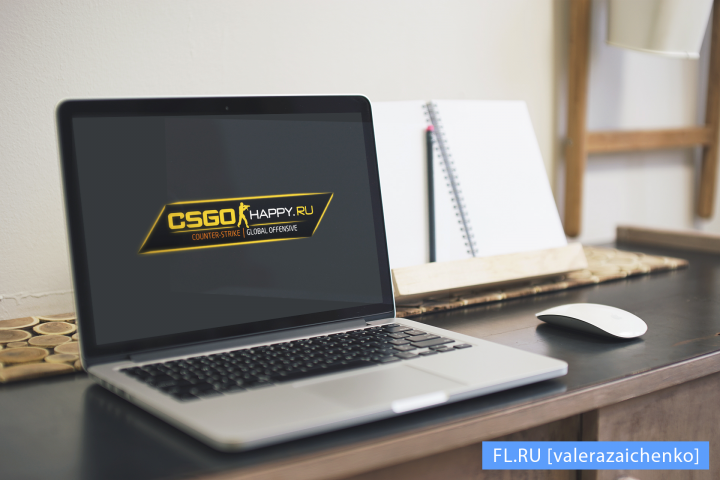 Логотип для сайта CSGO-HAPPY