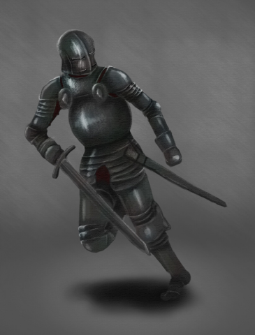 Концепт арт персонаж ( рыцарь )