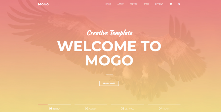 Адаптивная верстка сайта MoGo