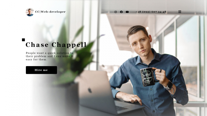 Landing для IT-специалиста