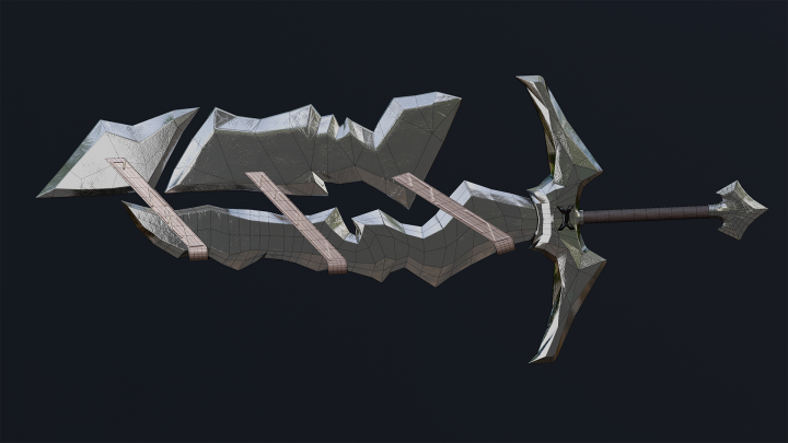3D модель меча