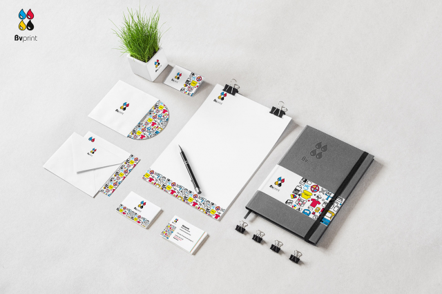 Разработка логотипа и фирменного стиля для типографии