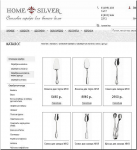 Наполнение ИМ столового серебра