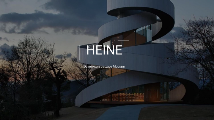 Landing Page Heine