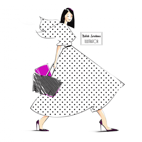 Fashion иллюстрация
