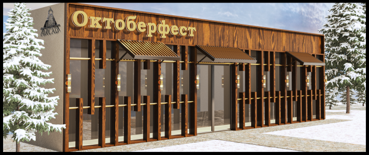 Внешний дизайн ресторана