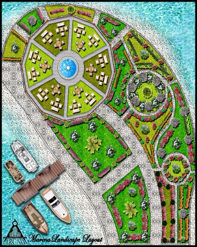 ландшафтный макет