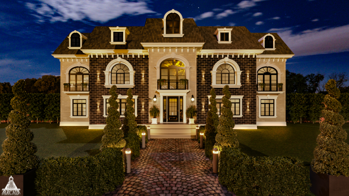 роскошный дизайн дома