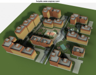 Эскиз застройки жилого квартала