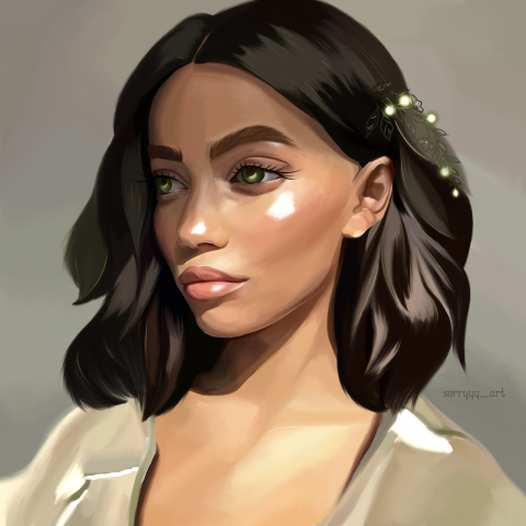 Портрет женский (digital art)