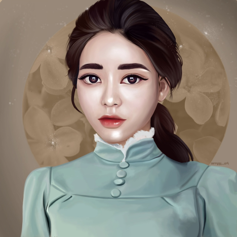 Женский портрет (digital art)