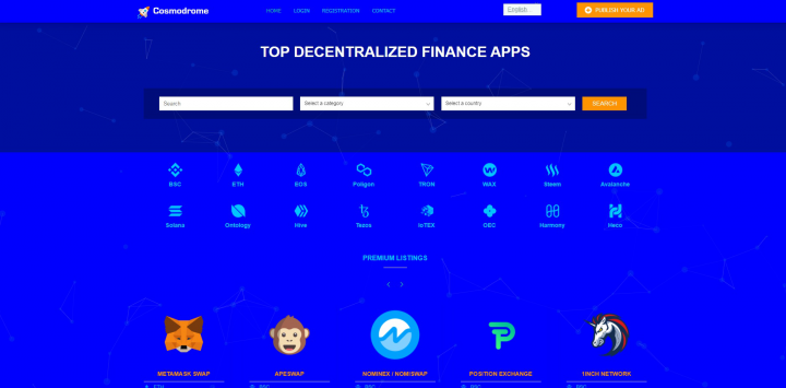 Каталог криптовалют