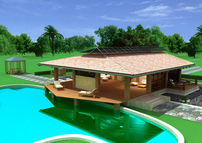 Летняя беседка