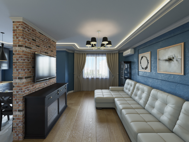 Кухня-гостиная