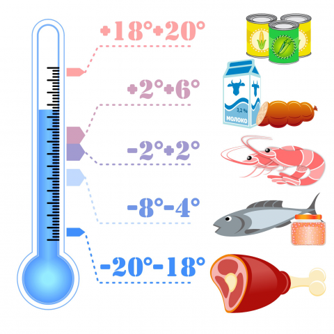 Условия хранения продуктов