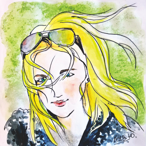 портрет в стиле аниме