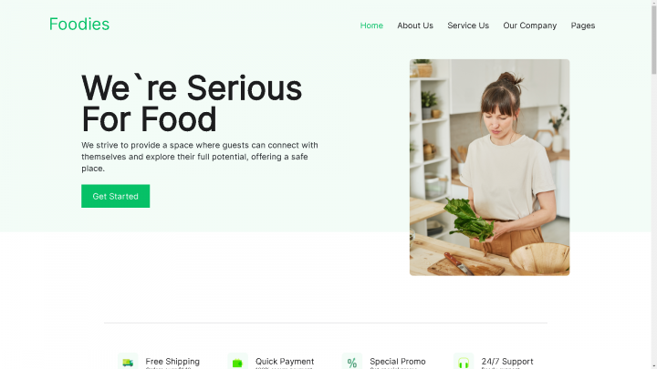 Landing Page по готовому  макету