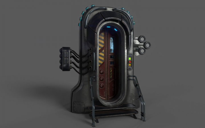 Sci-fi door 05