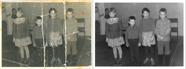 Ретушь старой фотографии