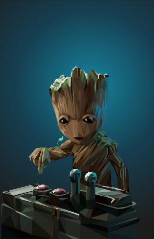 Low Poly Grut / Guardians of the Galaxy