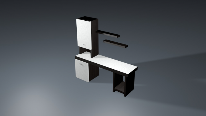 Модель стола в 3D #1