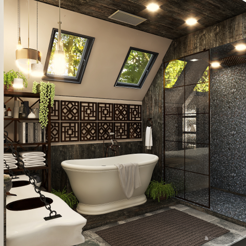 Дом в горах. Ванна