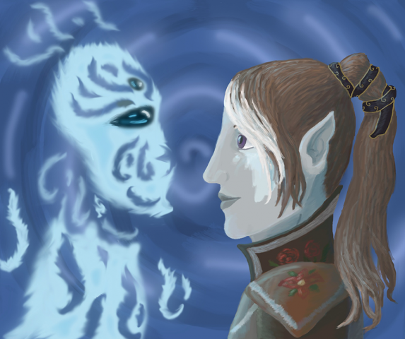 Шаман и её дух