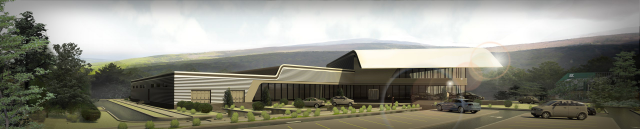 Малое промышленное здание. СТО с выставочным салоном