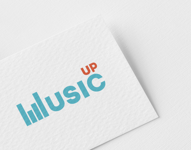 Логотип для академии Music Up