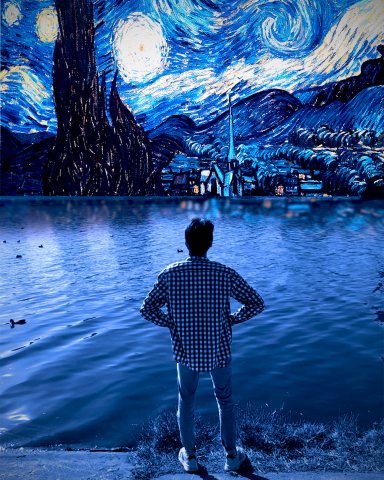 Обработка в стиле Ван Гога (Van Gogh Style)